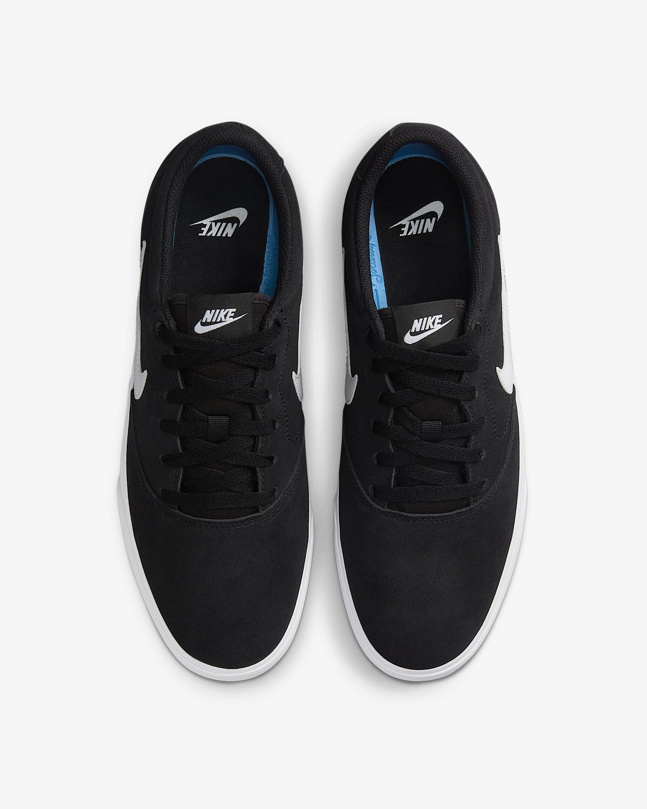 IB2750-001 Nike Charge Suede Black Black White (Men's)