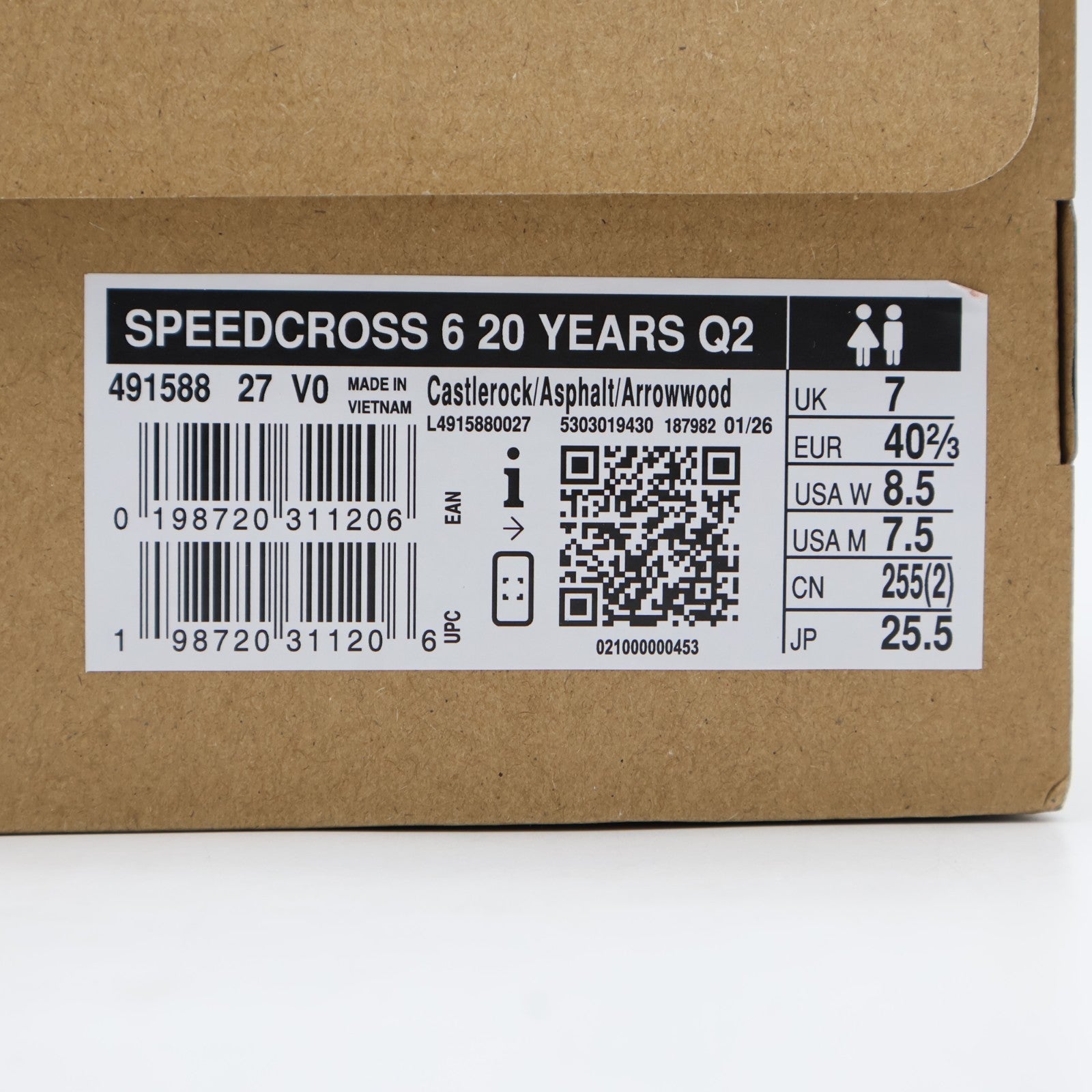 L49158800 Salomon Speedcross 6 20 Years "Castlerock/Asphalt"