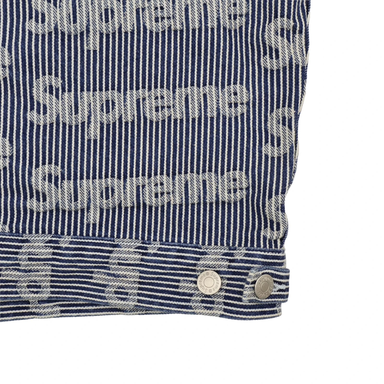 Supreme Denim Chore Trucker Jacket Stripe