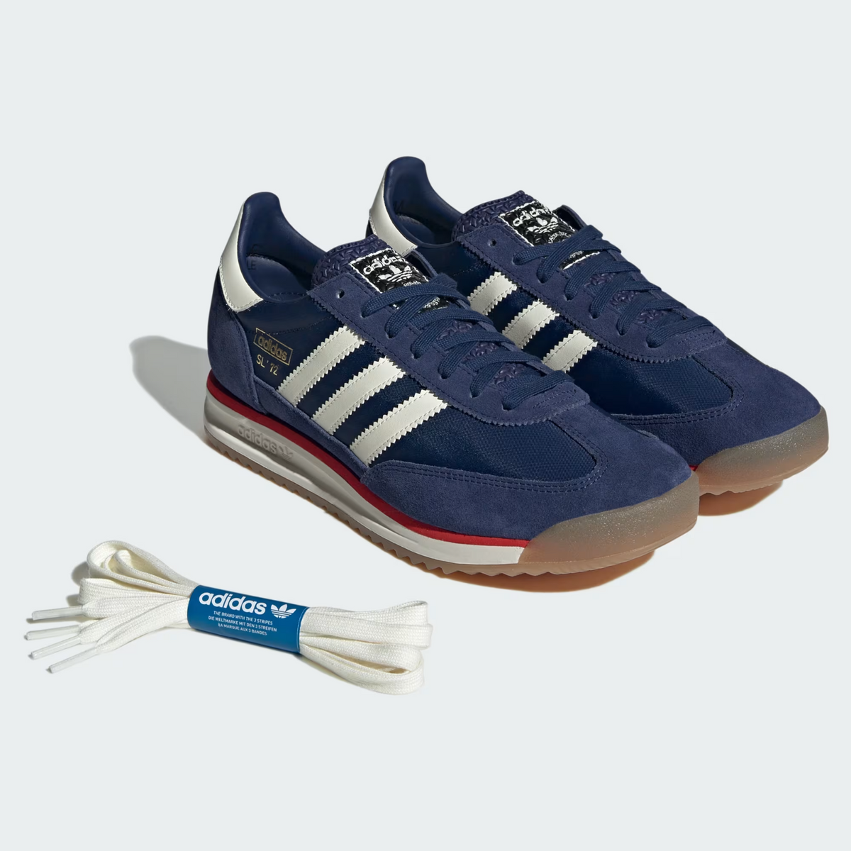 JR8789 adidas Originals SL72 RS Dark Blue Off White Red (Men's)