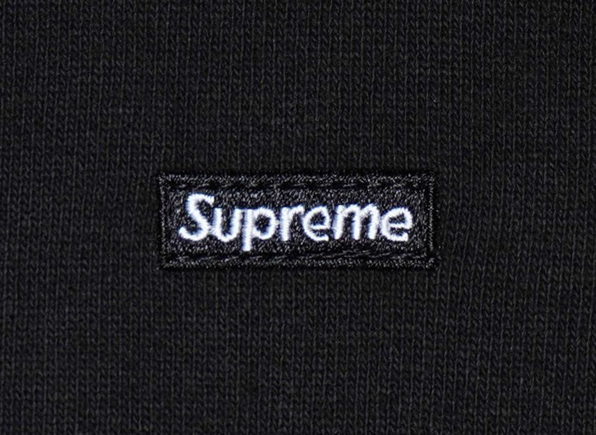 Supreme Small Box Zip Up Hooded Sweatshirt Black