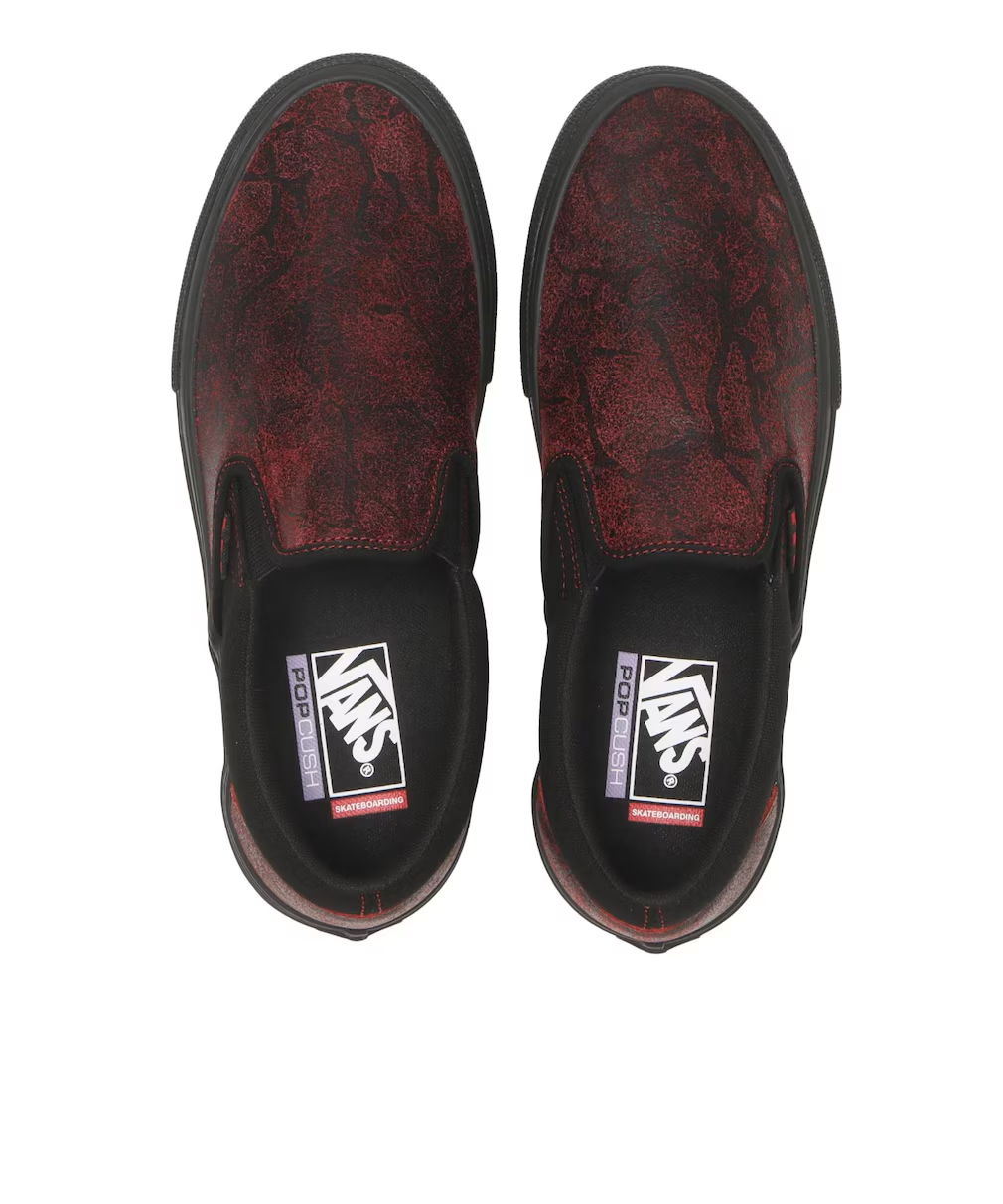 VN0A5FCAY25 Vans Skate Slip-On "Red/Black" (Men's)