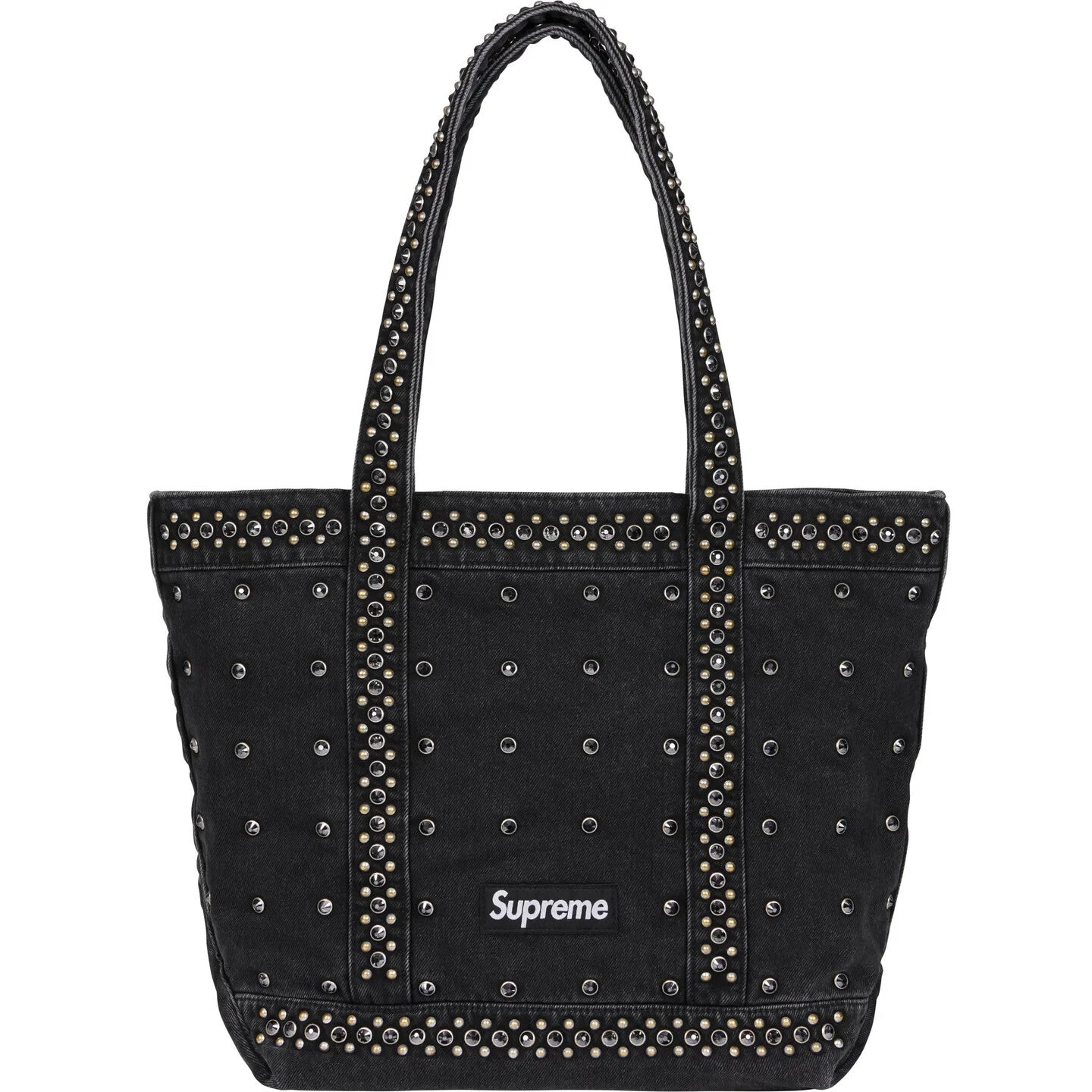 Supreme b.b. Simon Denim Tote Bag Black