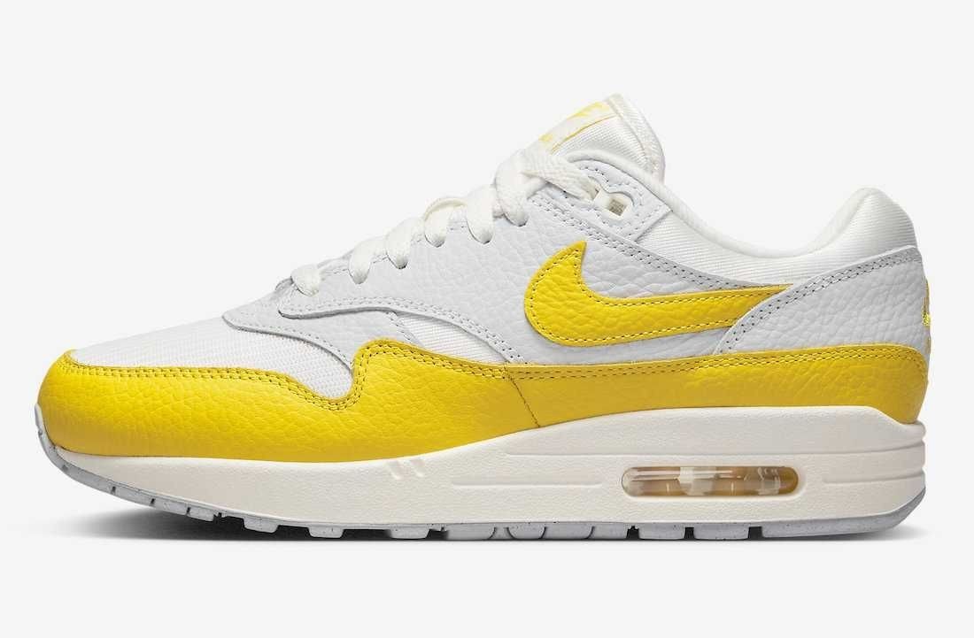 DX2954-001 Nike Air Max 1 "White/Bright Yellow" (Women's)