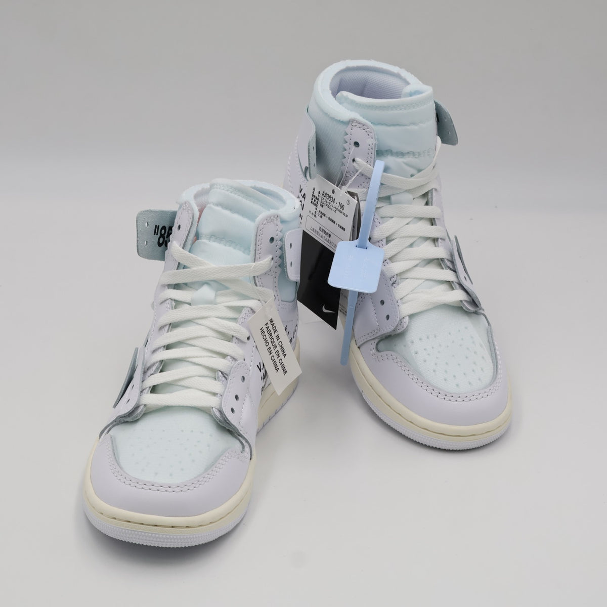 AA3834-100 Virgil Abloh Archive (V.A.A.) Nike Air Jordan 1 Retro High OG (Men's)