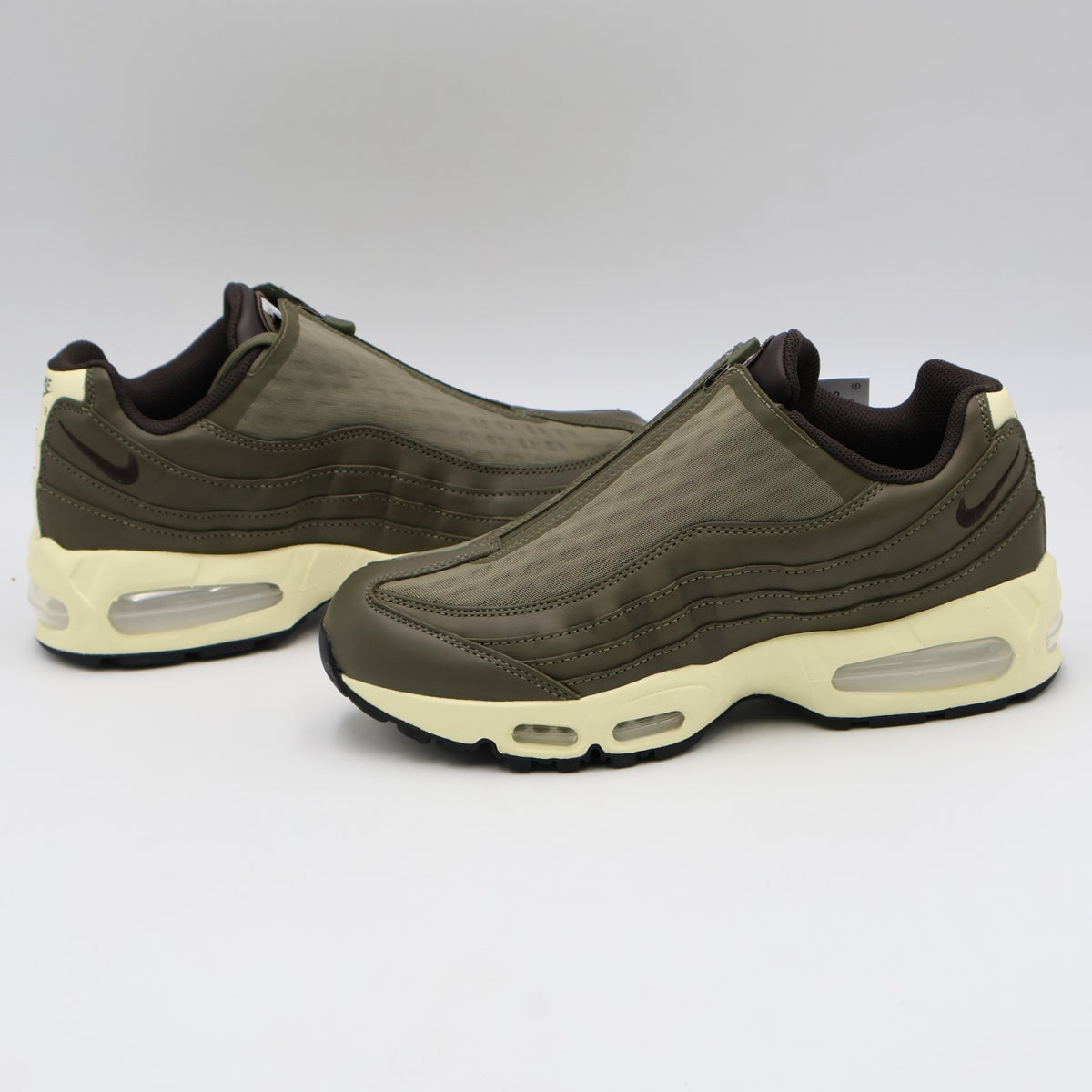 IQ3466-200 Nike Air Max 95 Big Bubble Zip "Medium Olive/Alabaster" (Men's)