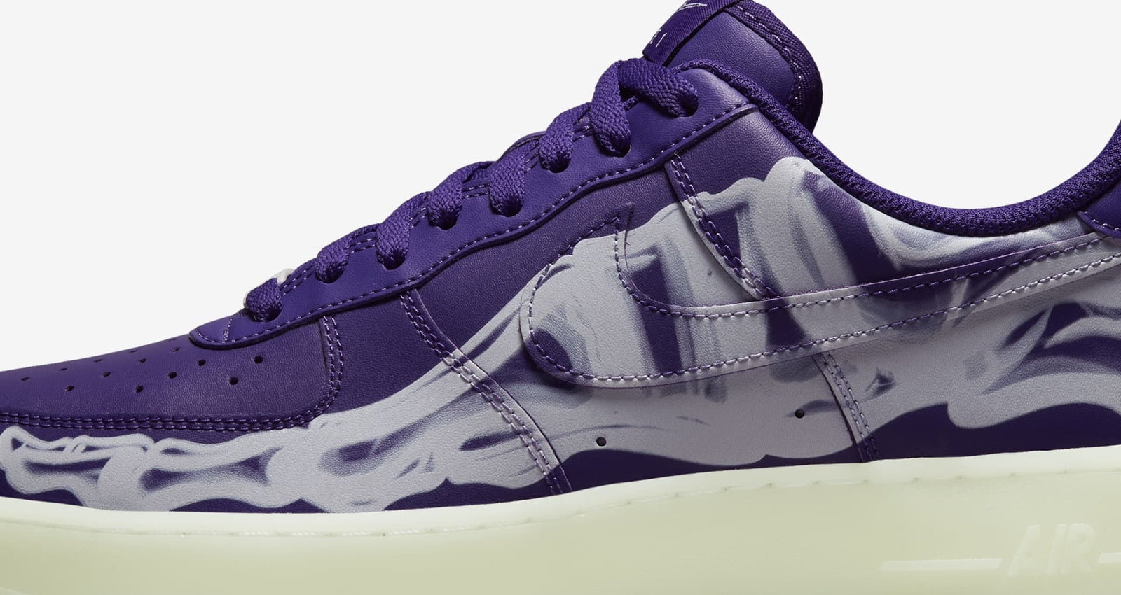 CU8067-500 Nike Air Force 1 Purple Skeleton (Men's)
