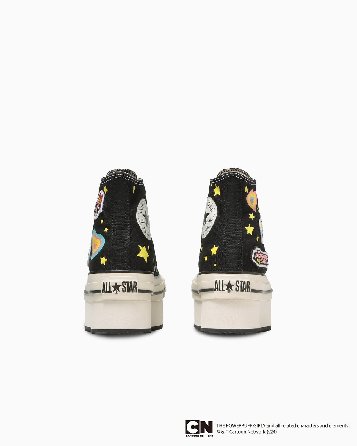 31312821 The Powerpuff Girls Converse All Star Chunkyline Hi Black (Women's)