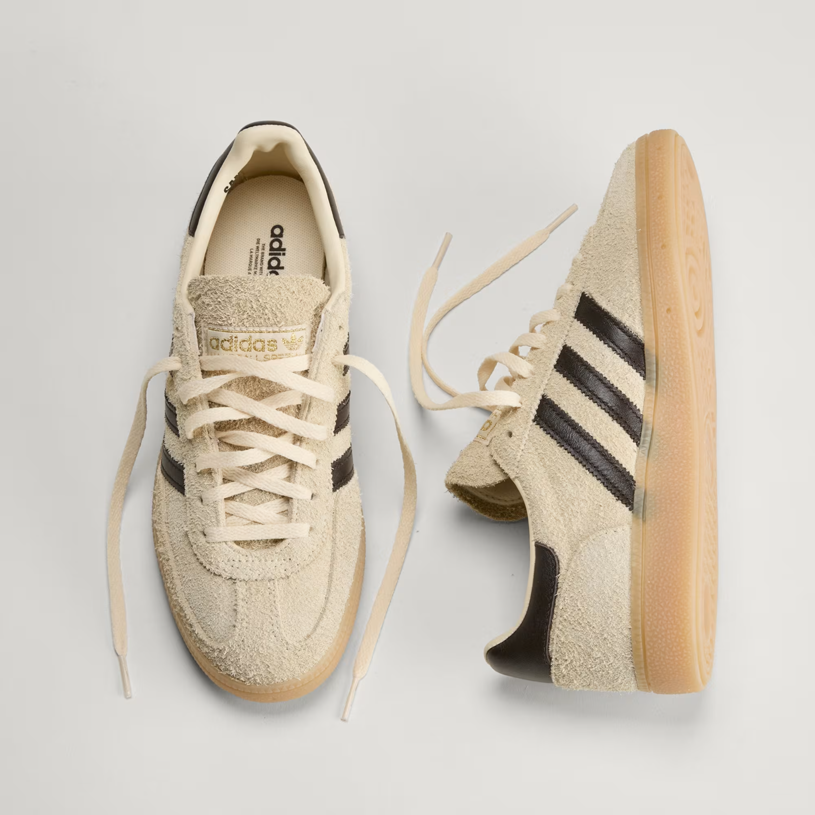 KK0932 adidas Handball Spezial Warm Vanilla/Aurora Coffee (Women's)