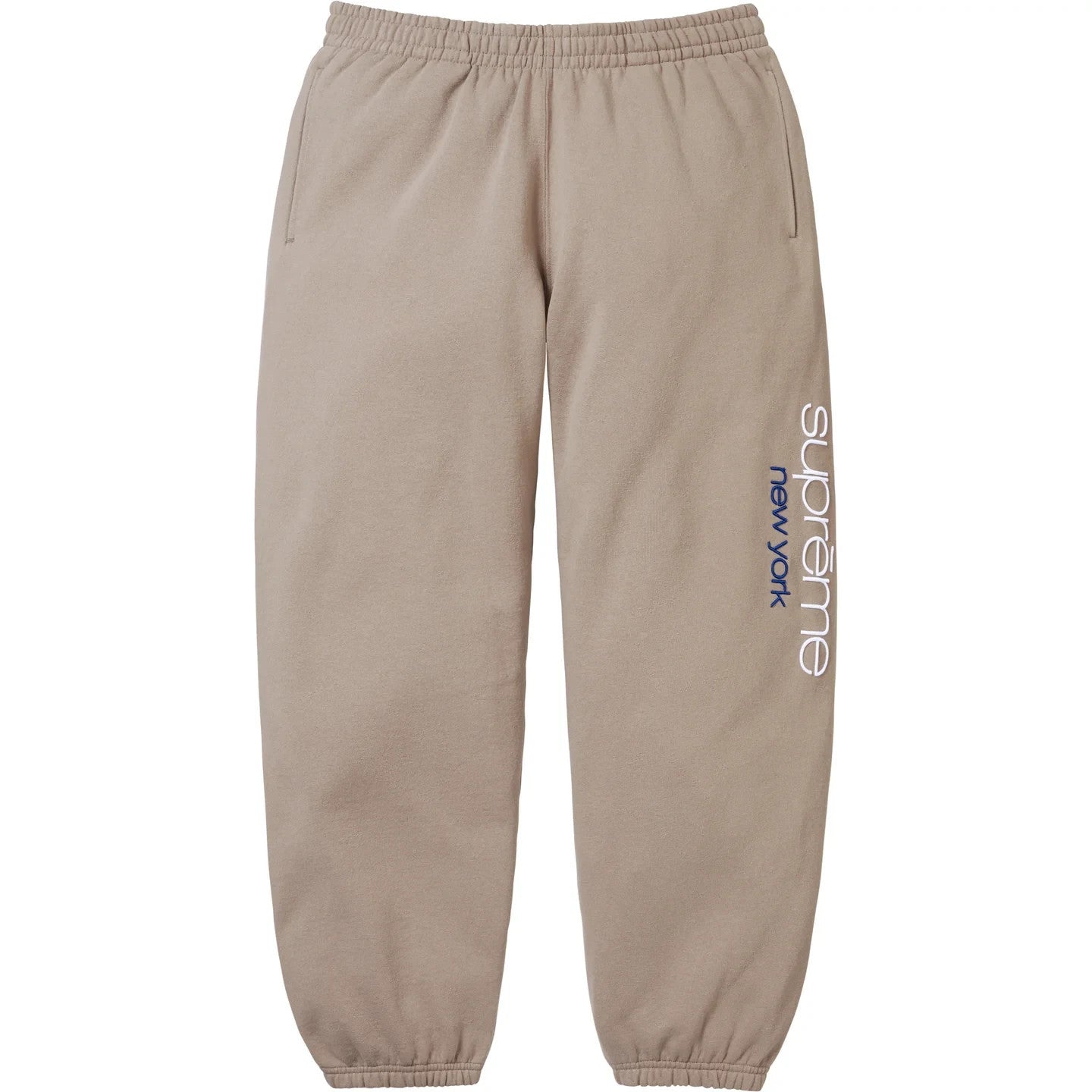 Supreme Classic Logo Sweatpant Taupe