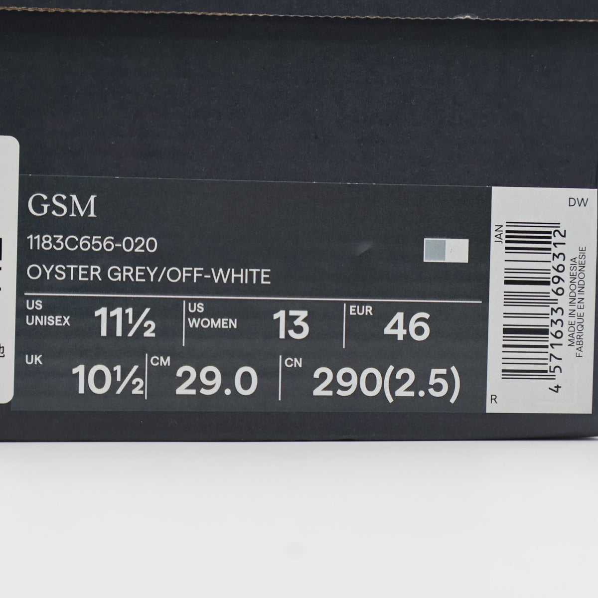 1183C656-020 Onitsuka Tiger GSM Oyster GreyOff White (Men's)