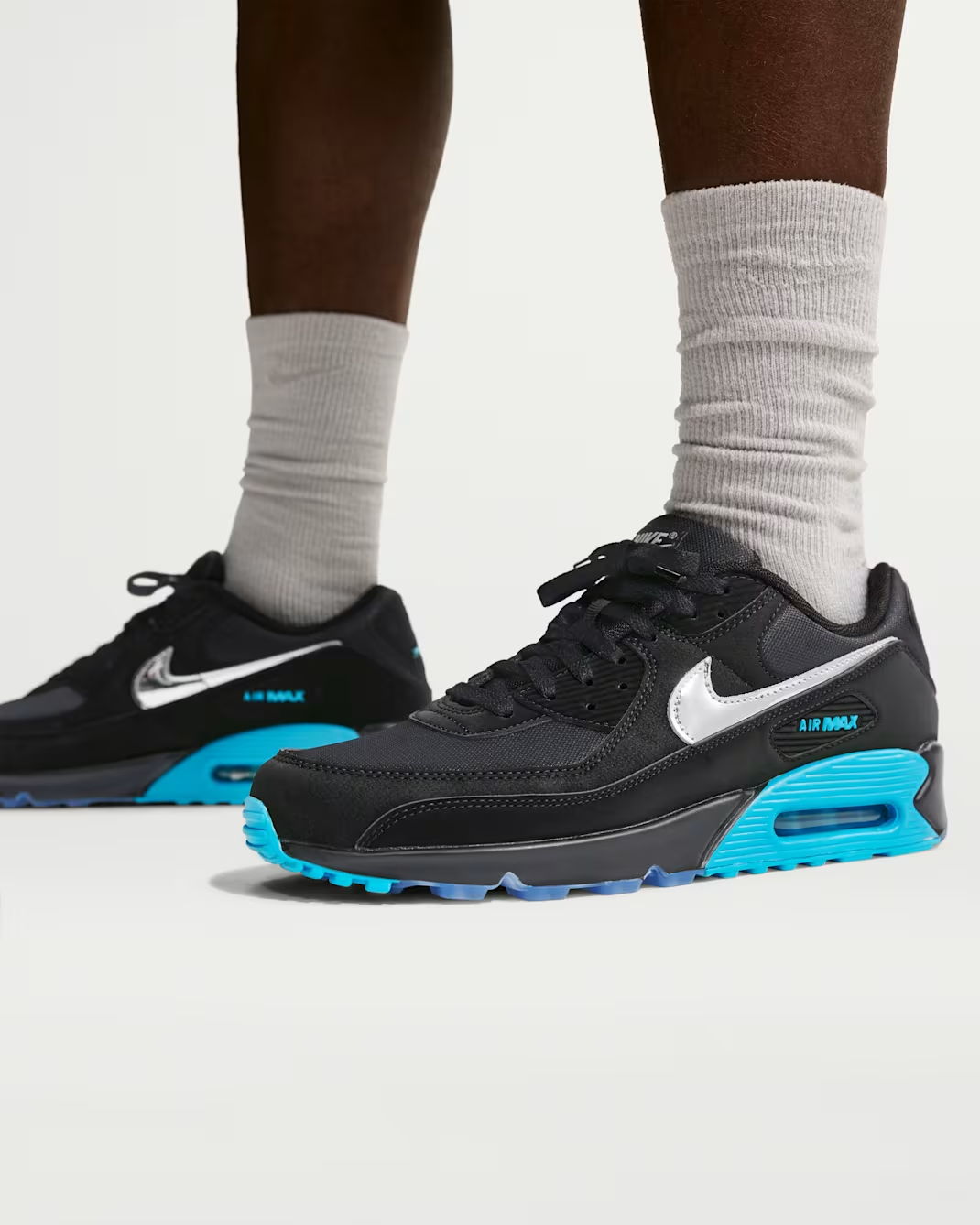 MIQ9438 Nike Air Max 90 Premium TREBLE (IQ9438-001) (Men's)