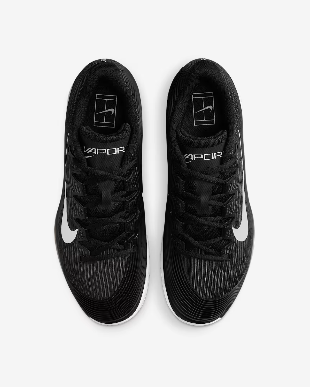 HQ6026-001 Nike Vapor 12 Black Dark Smoke Grey White (Men's)