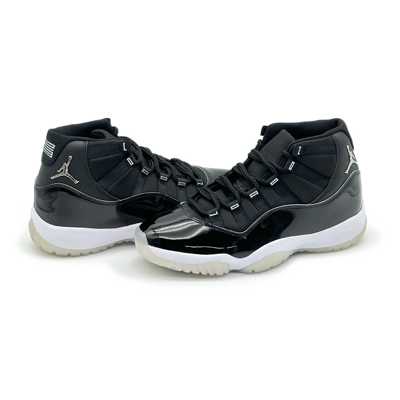 CT8012-011 Nike Air Jordan 11 Jubilee Black Clear White Metallic Silver