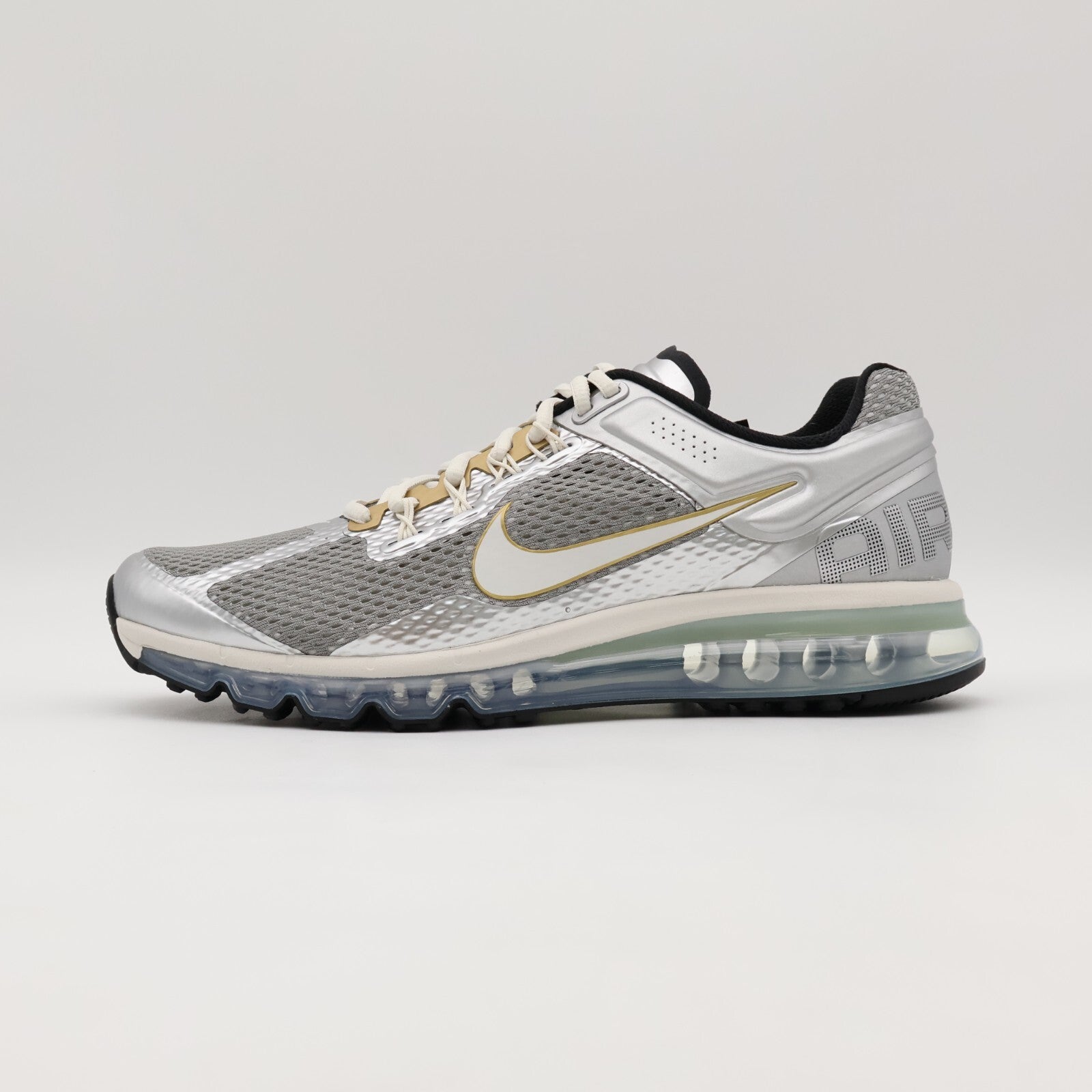 HJ7901-095 Nike Air Max 2013 Silver Metallic Pewter Metallic Gold Phantom (Men's