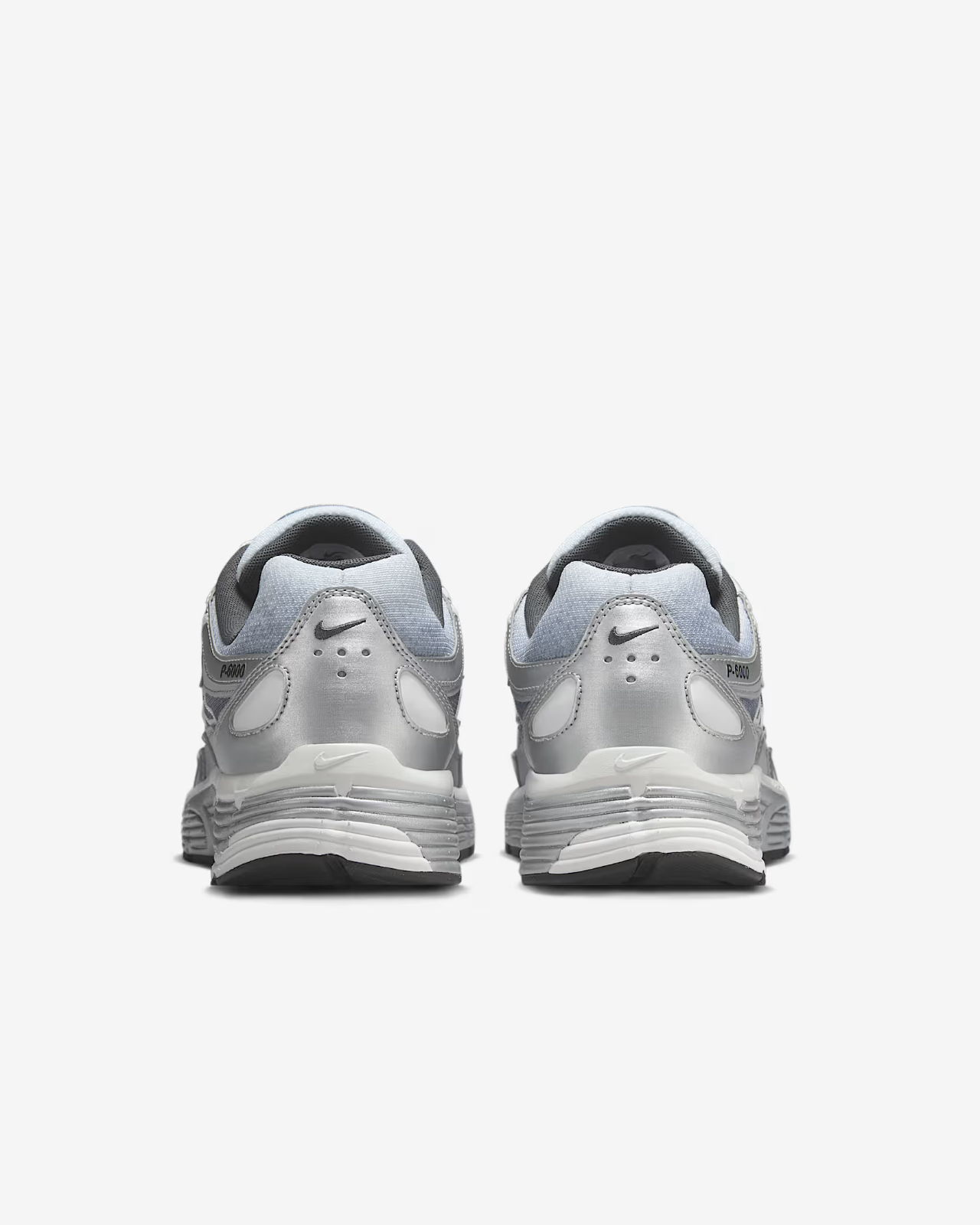 IH4465-095 Nike P-6000 Metallic Silver Wolf Grey Anthracite Summit White (Men's)