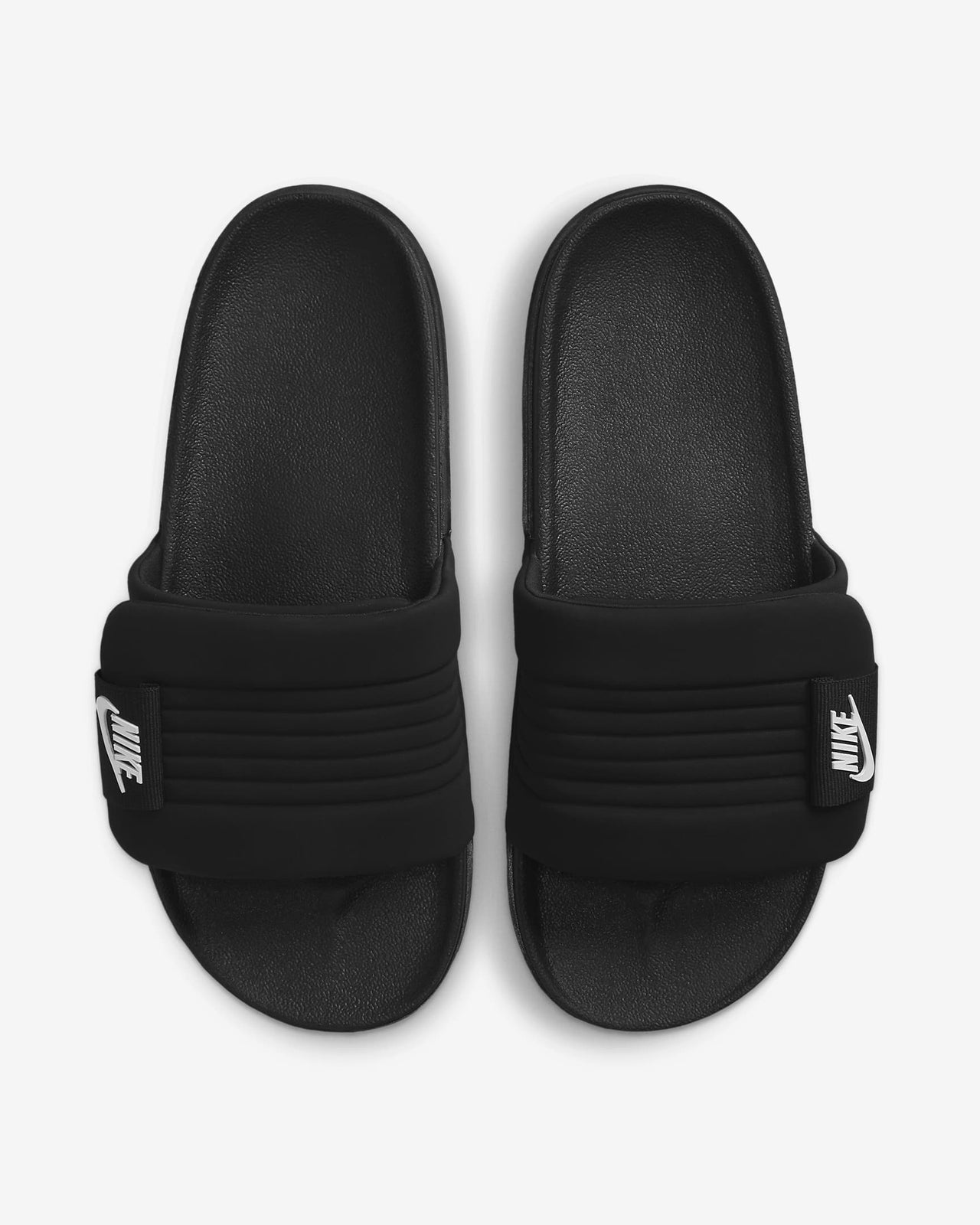 DQ9624-001 Nike Offcourt Adjust Slide Black Black White (Men's)