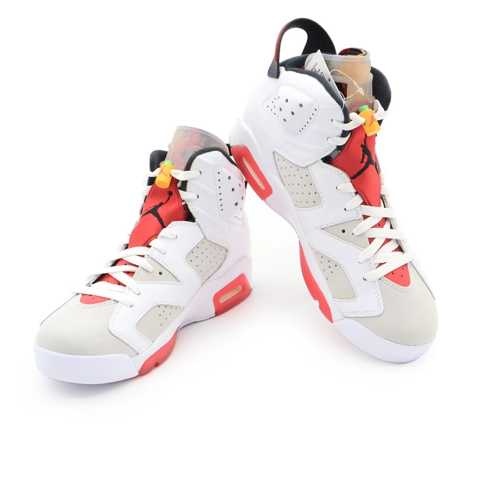 CT8529-062 Nike Air Jordan 6 Retro Hare Silver True Red Neutral Grey (Men's)