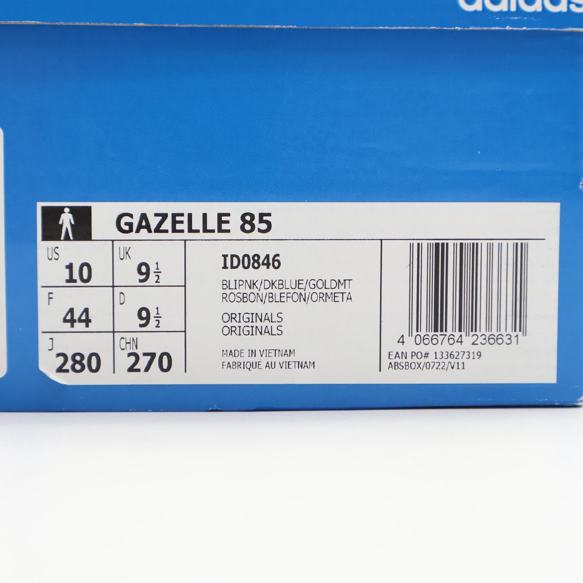 ID0846 adidas Originals Gazelle Low Bliss Pink Dark Blue (Men's)