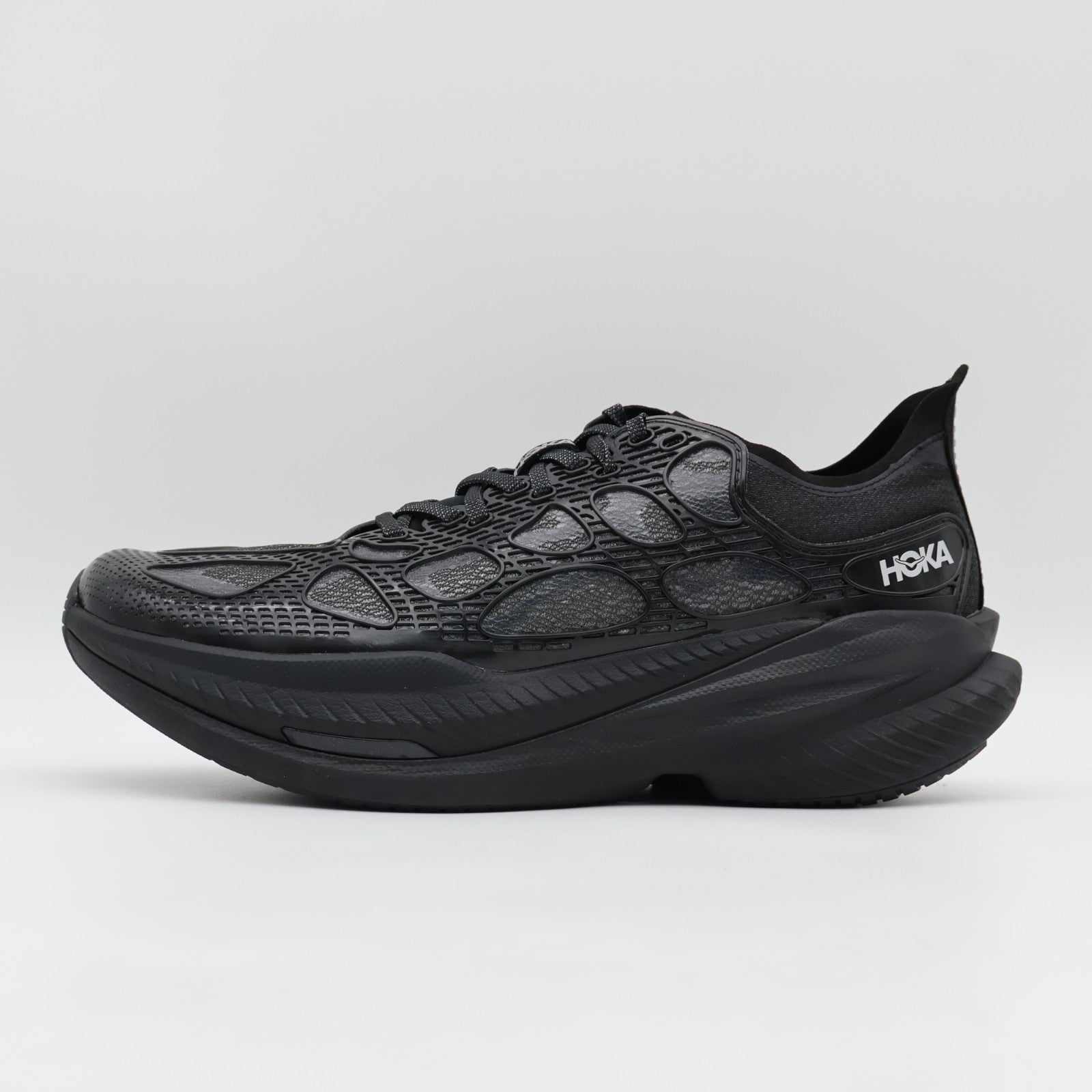 1168932-bmd Hoka Mach X Caged Black Midnightblued (Men's)