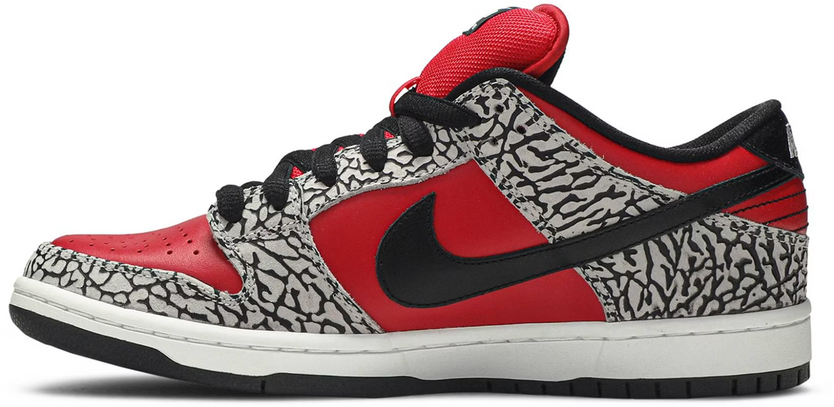 313170-600 Supreme Ã Nike SB Dunk Low "Red Cement"(2012) (Men's)