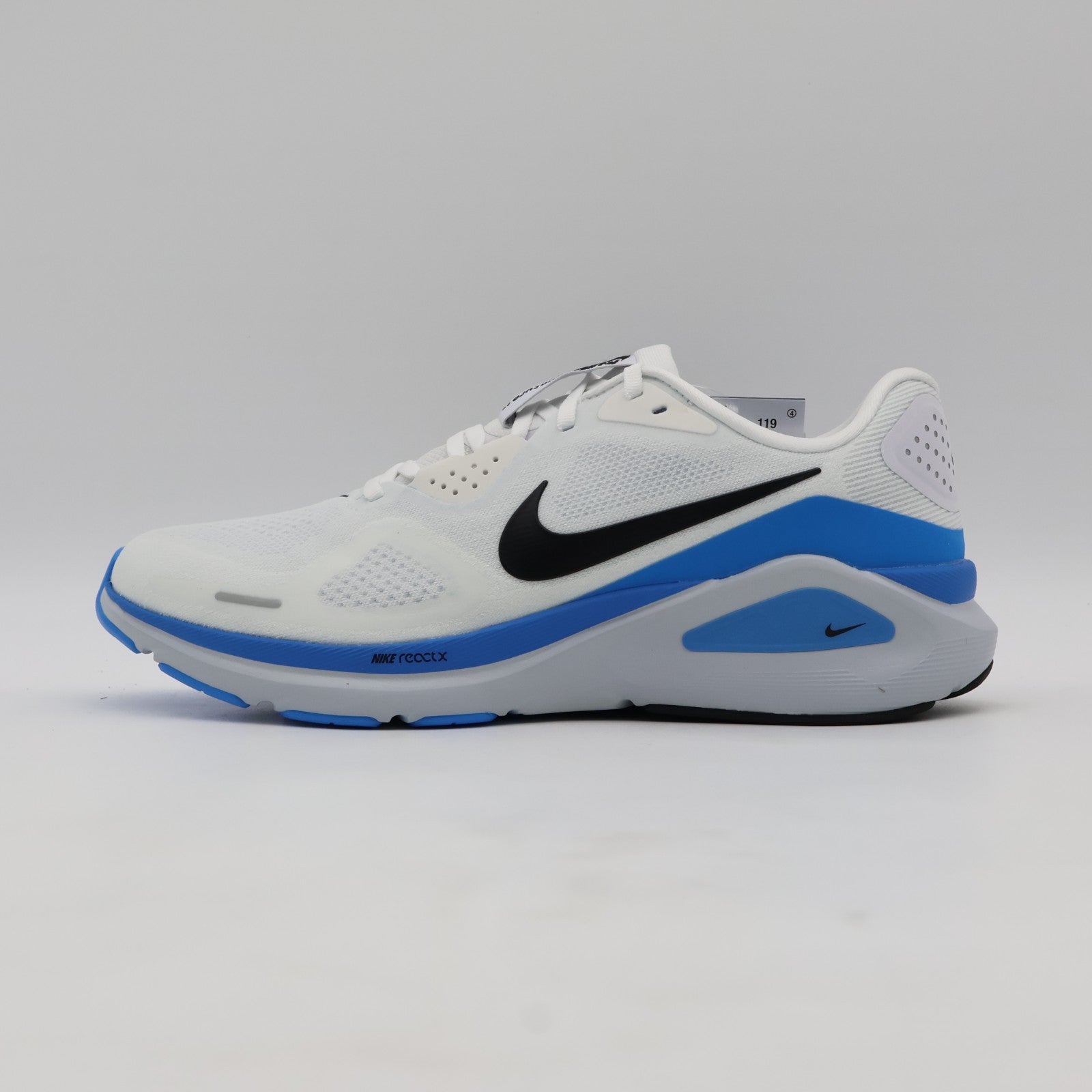 HJ1102-119 Nike Structure 26 White Blue Hero Pure Platinum Black (Men's)