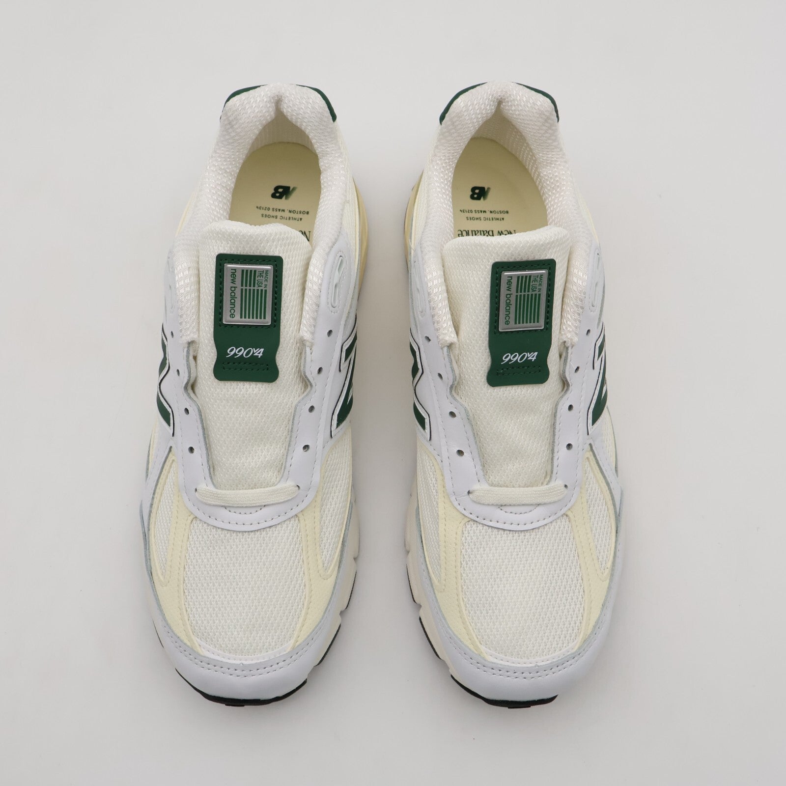 U990TC4 New Balance 990V4 White Green Made in USA (Men's)