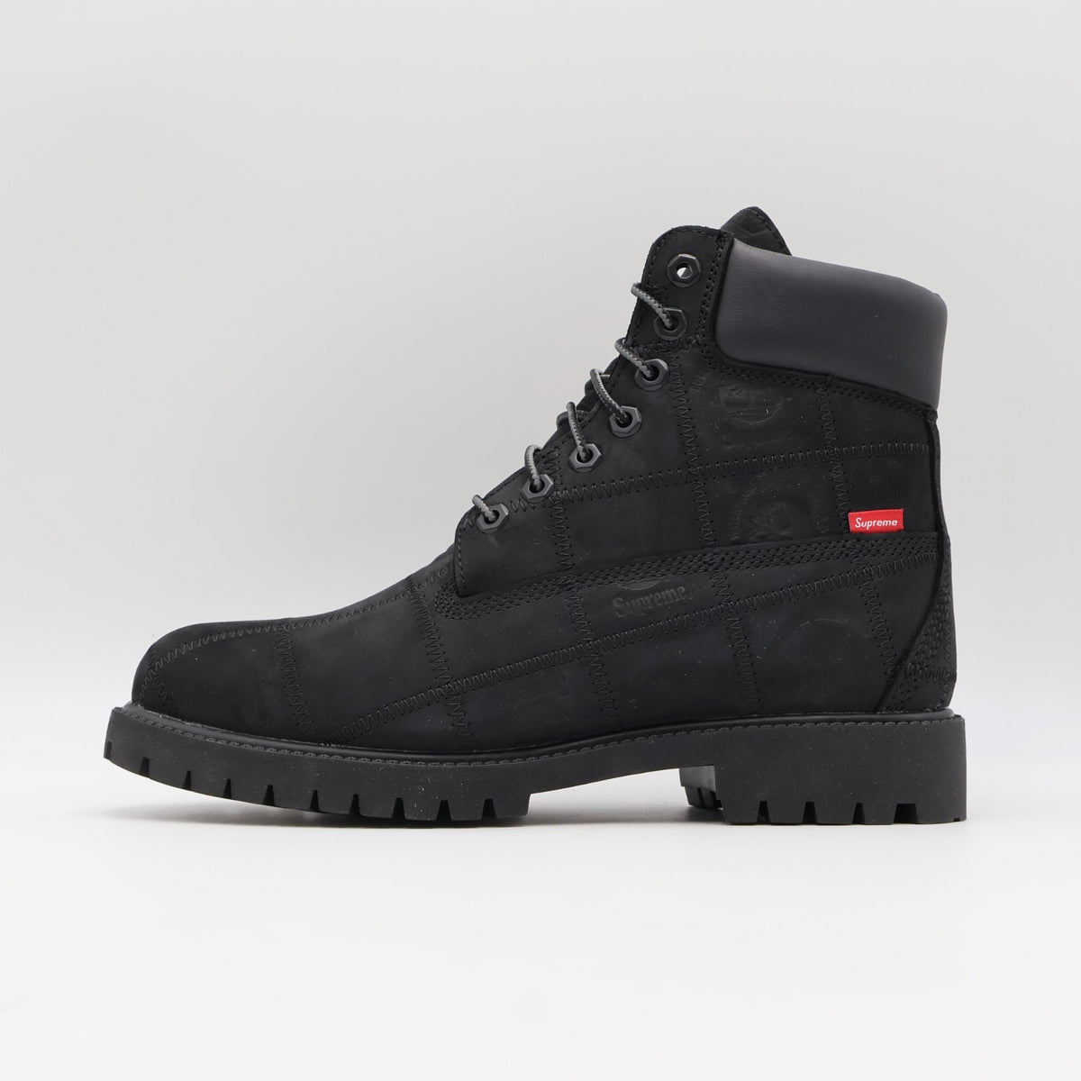 TB0A5TBZW05 Supreme Timberland Patchwork 6 Inch Premium Boot Black (Men's)