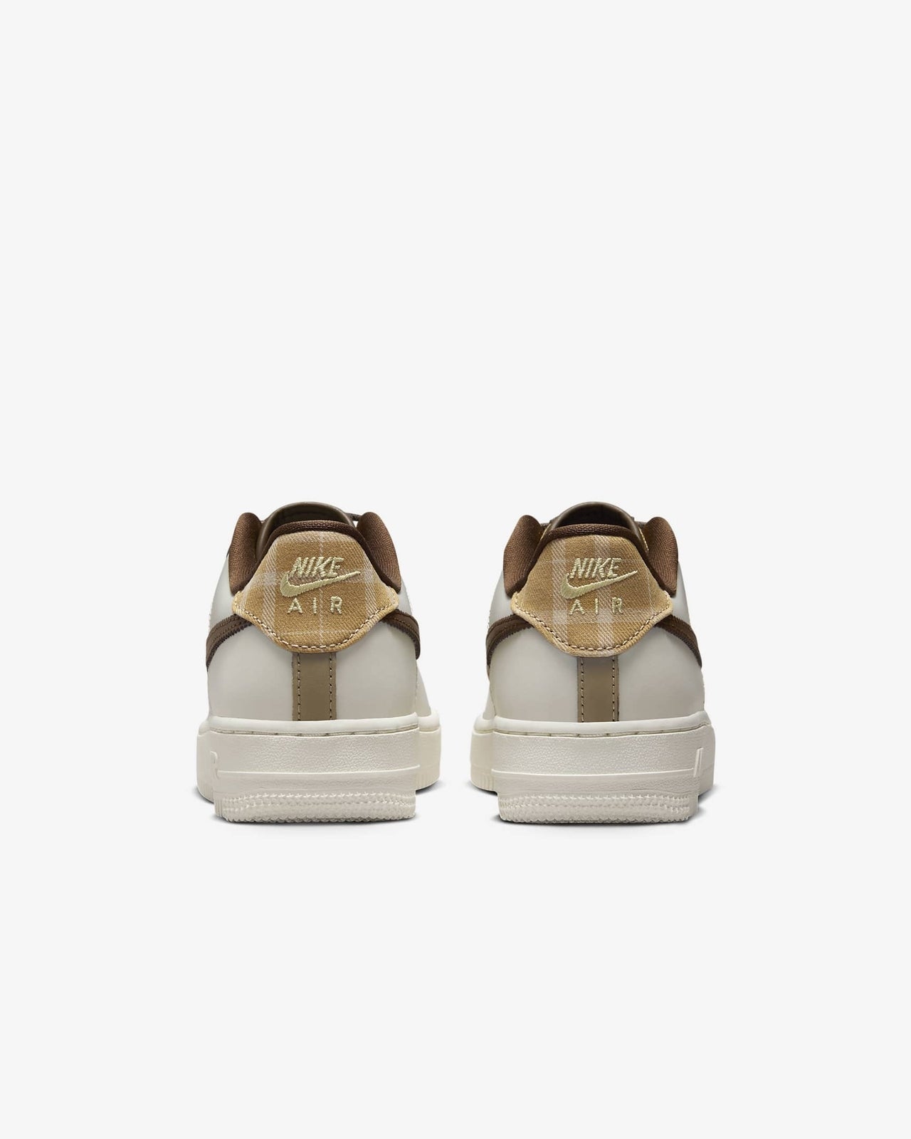 FV3702-121 Nike GS Air Force 1 LV8 Sail Khaki Cocoa Wow