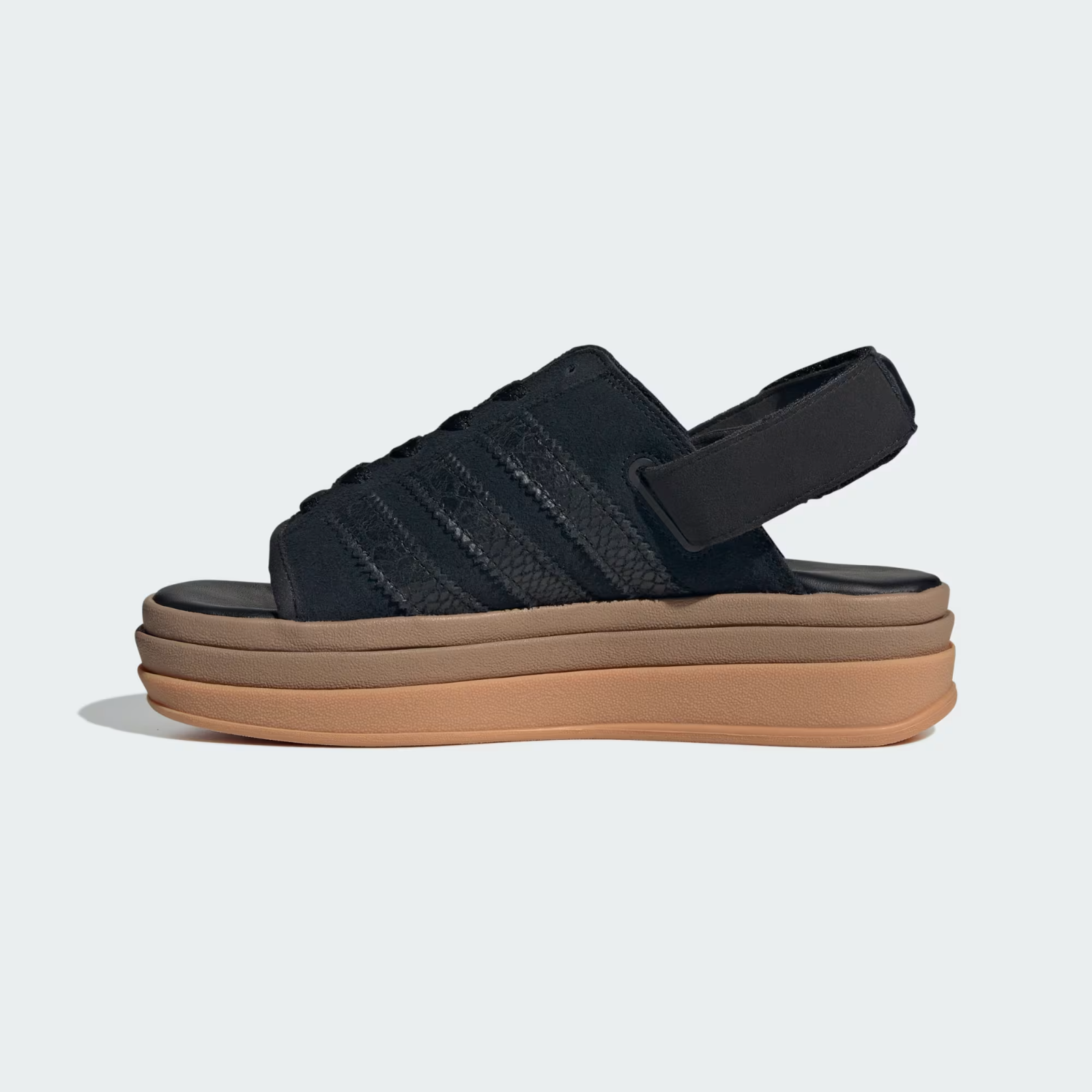 HQ4688 adidas Gazelle Bold Sandals Core Black (Women's)