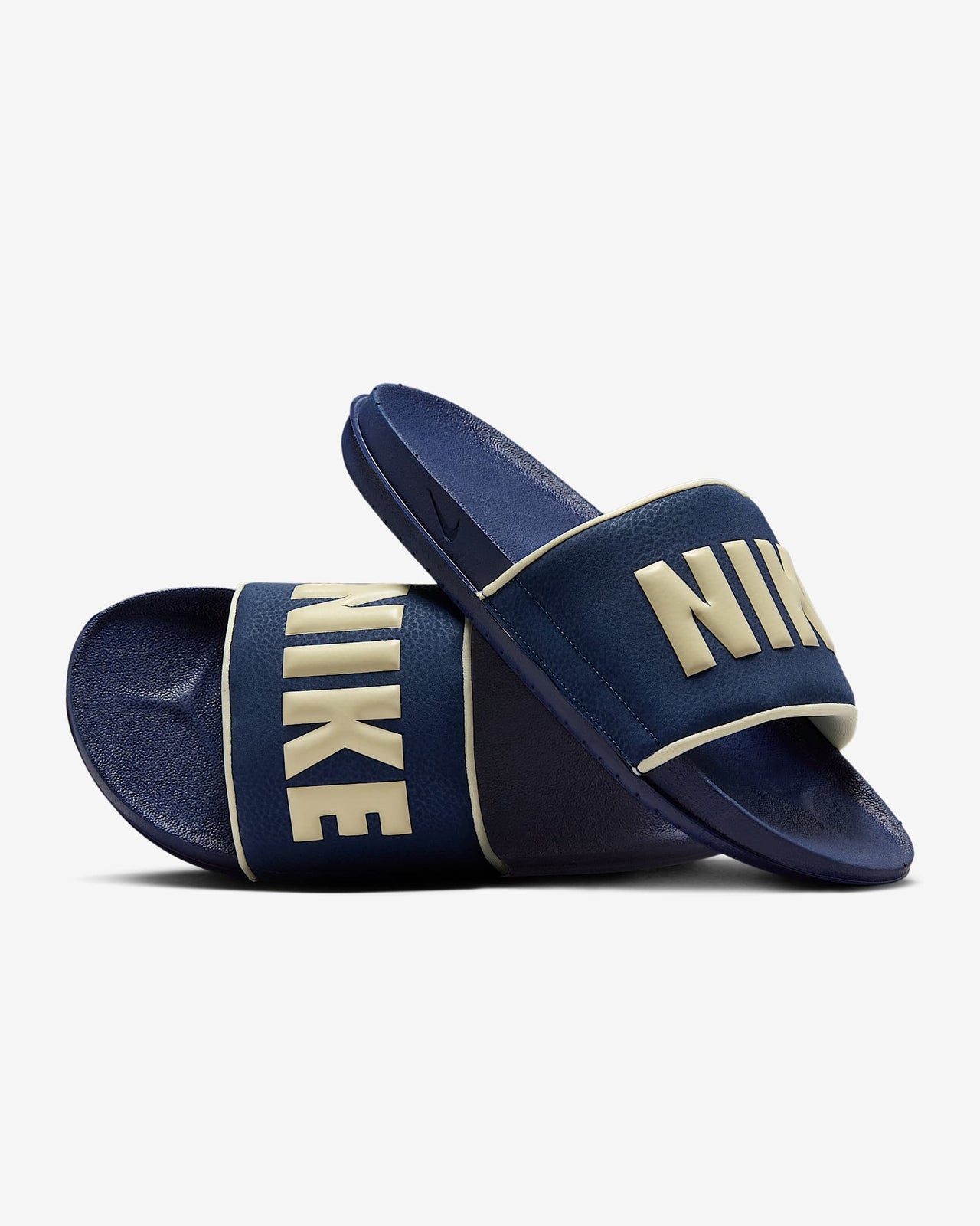 BQ4639-409 Nike Offcourt Slide Midnight Navy Midnight Navy Alabaster (Men's)