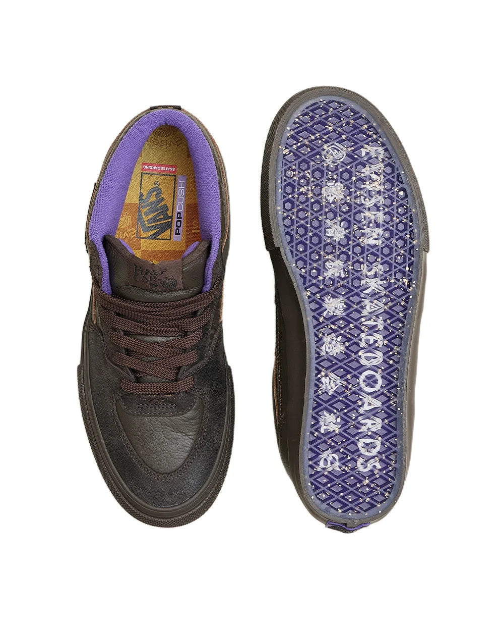 SNDN-SNKR-10892 Evisen Skateboards Ã Vans Skate Half Cab "Deep Mahogany" (Men's)