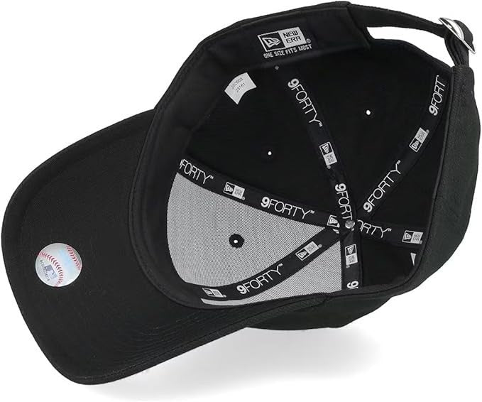 NEW ERA LA NYY 940 9FORTY League Basic Cap LA Black Black White