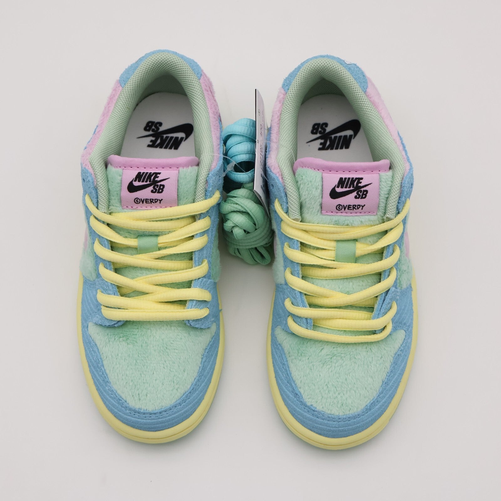FZ7195-400 VERDY Nike PS SB Dunk Low Pro QS Visty Blue Gaze Enamel Green (Kids)