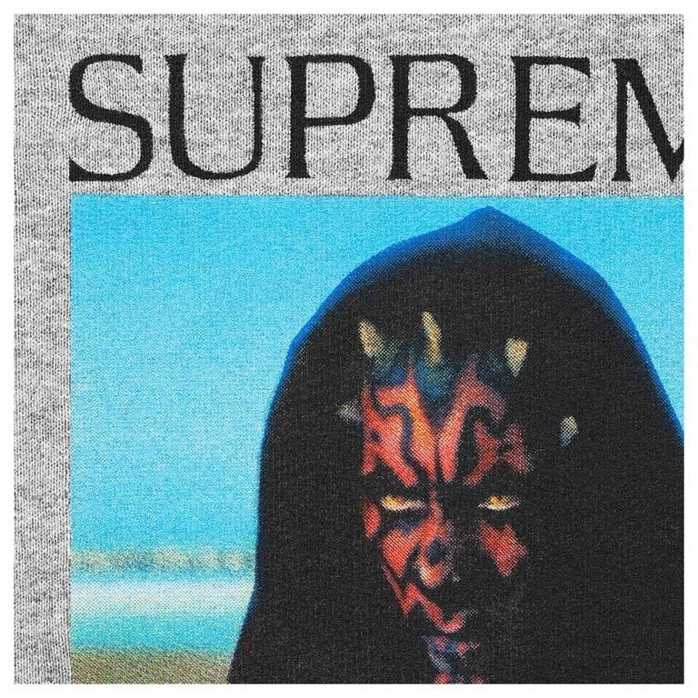Supreme Sith Hooded Sweatshirt Heather Grey
