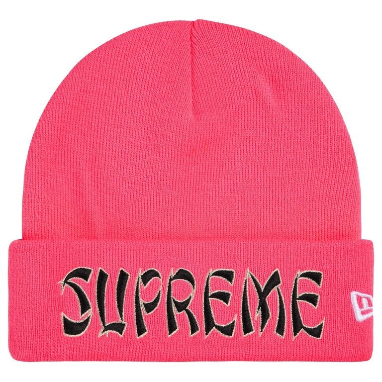 Supreme New Era Action Beanie Pink