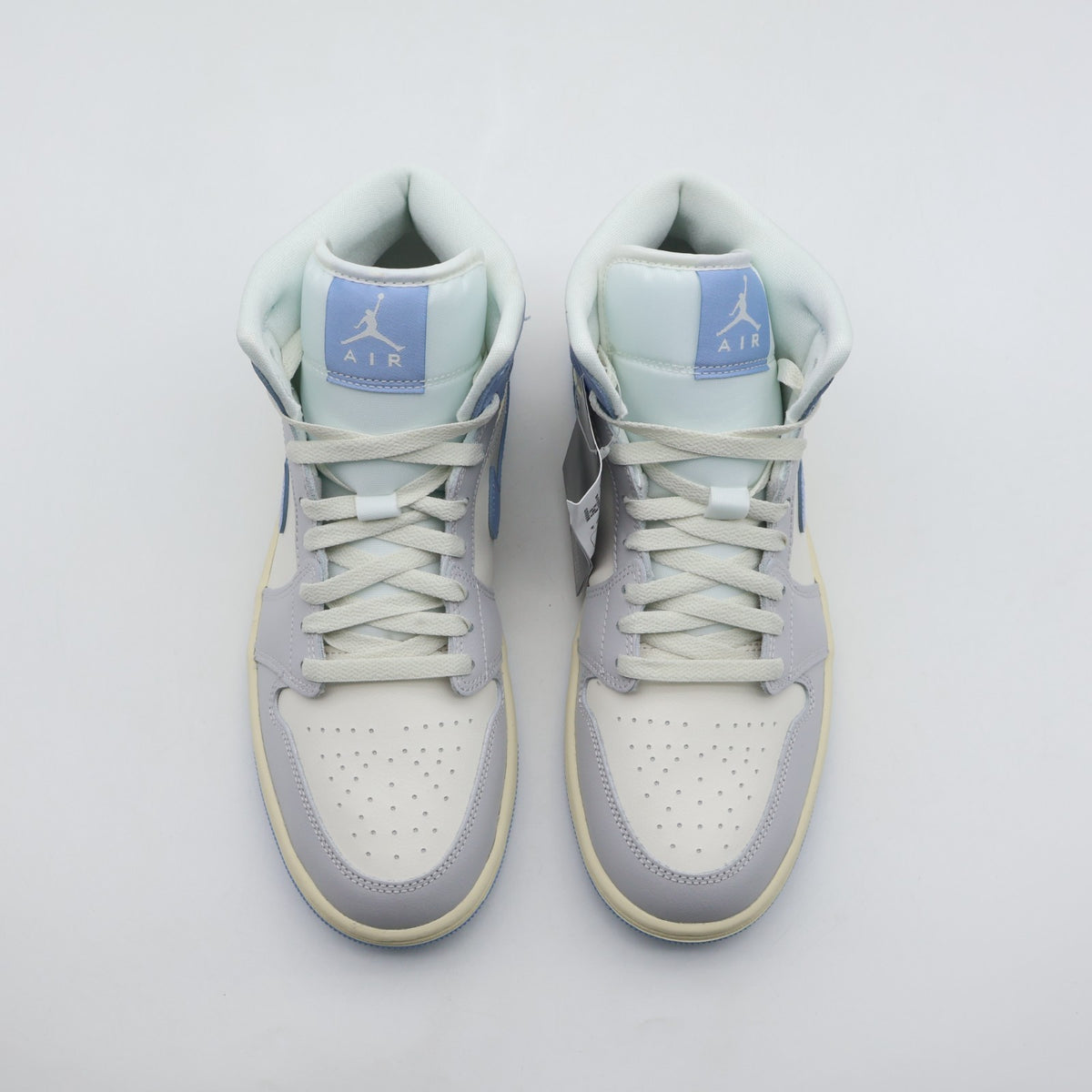 BQ6472-402 Nike Air Jordan 1 Mid Psychic Blue (Women's)