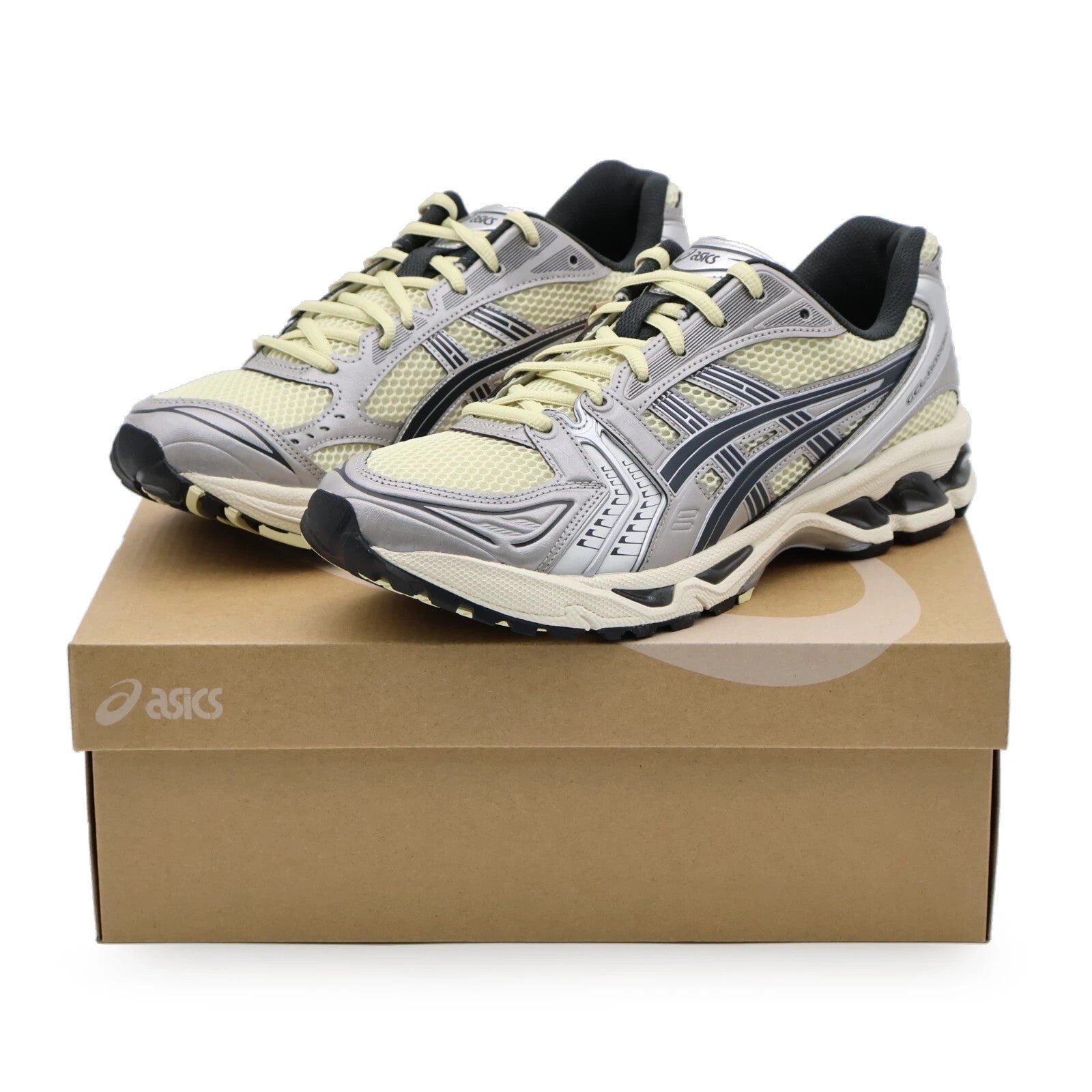 1203A537-250 Asics Gel-Kayano 14 Oyster White Steeple Grey (Men's)