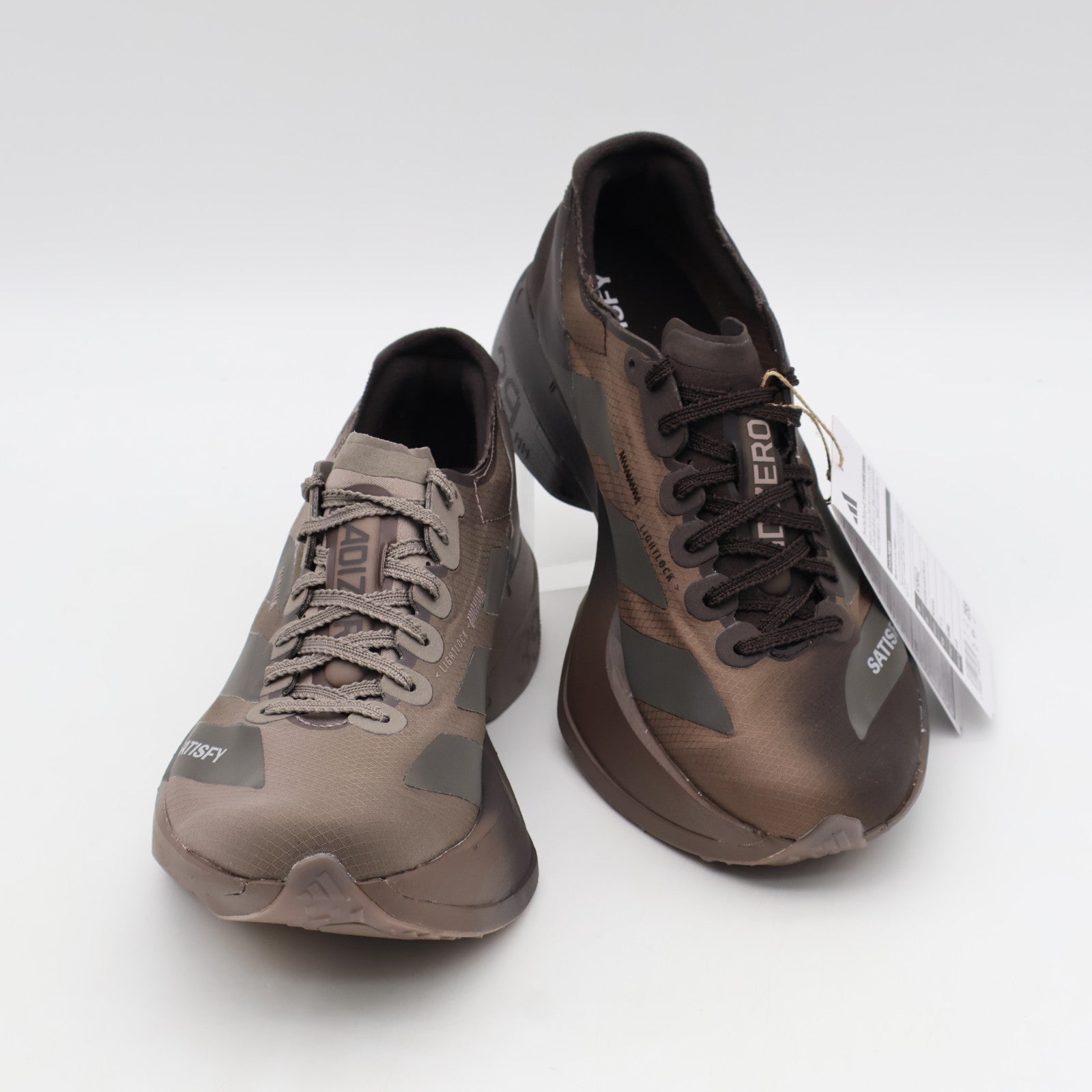 KH8442 Satisfy adidas Adizero Adios Pro 4 Brown Aurora Coffee (Men's)