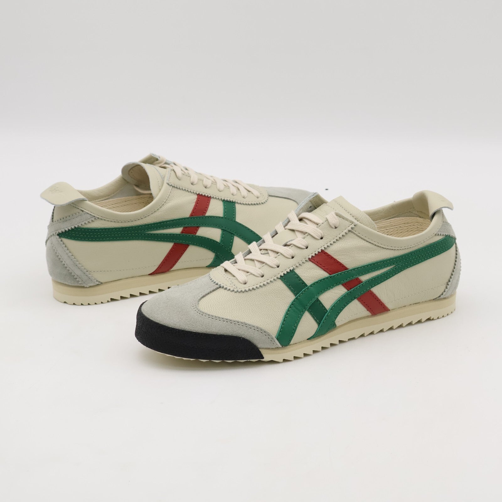 1182A466-101 Onitsuka Tiger Mexico 66 Deluxe Cream Green (Women's)