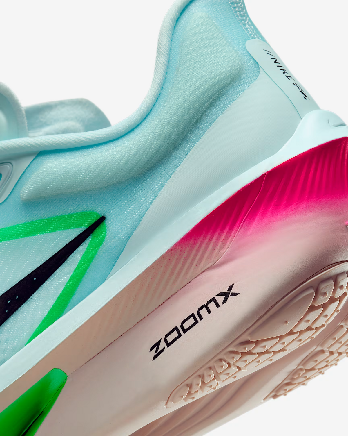 FN8455-402 Nike Zoom Fly 6 Glacier Ice Hyper Pink Green Shock Black (Women's)