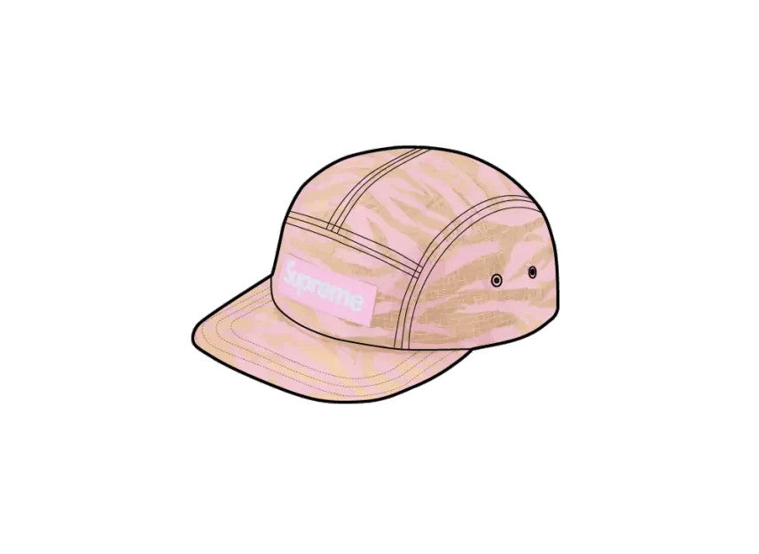 Supreme Tiger Camo Ripstop Camp Cap "Pink"