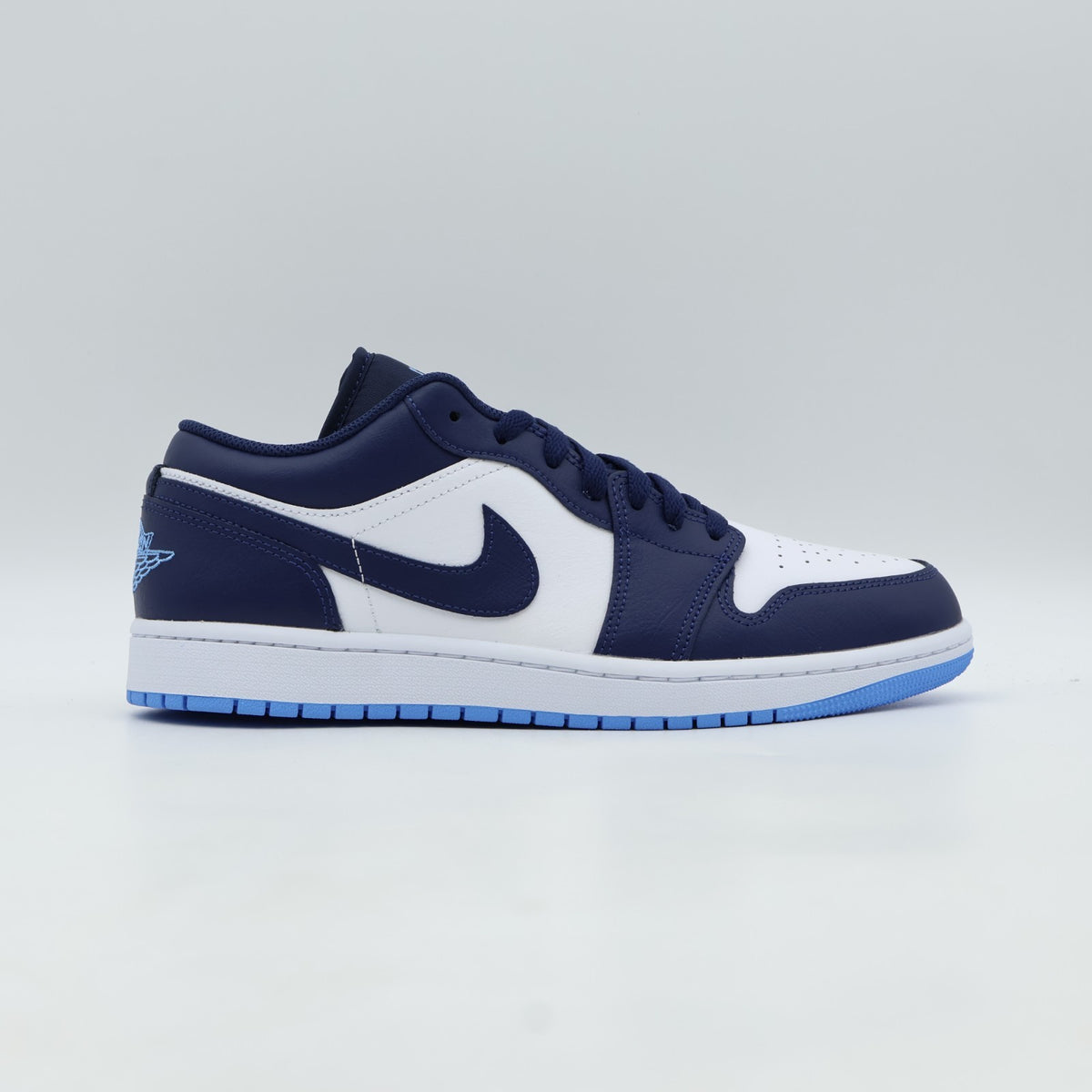 553558-404 Nike Air Jordan 1 Low Midnight Navy (Men's)