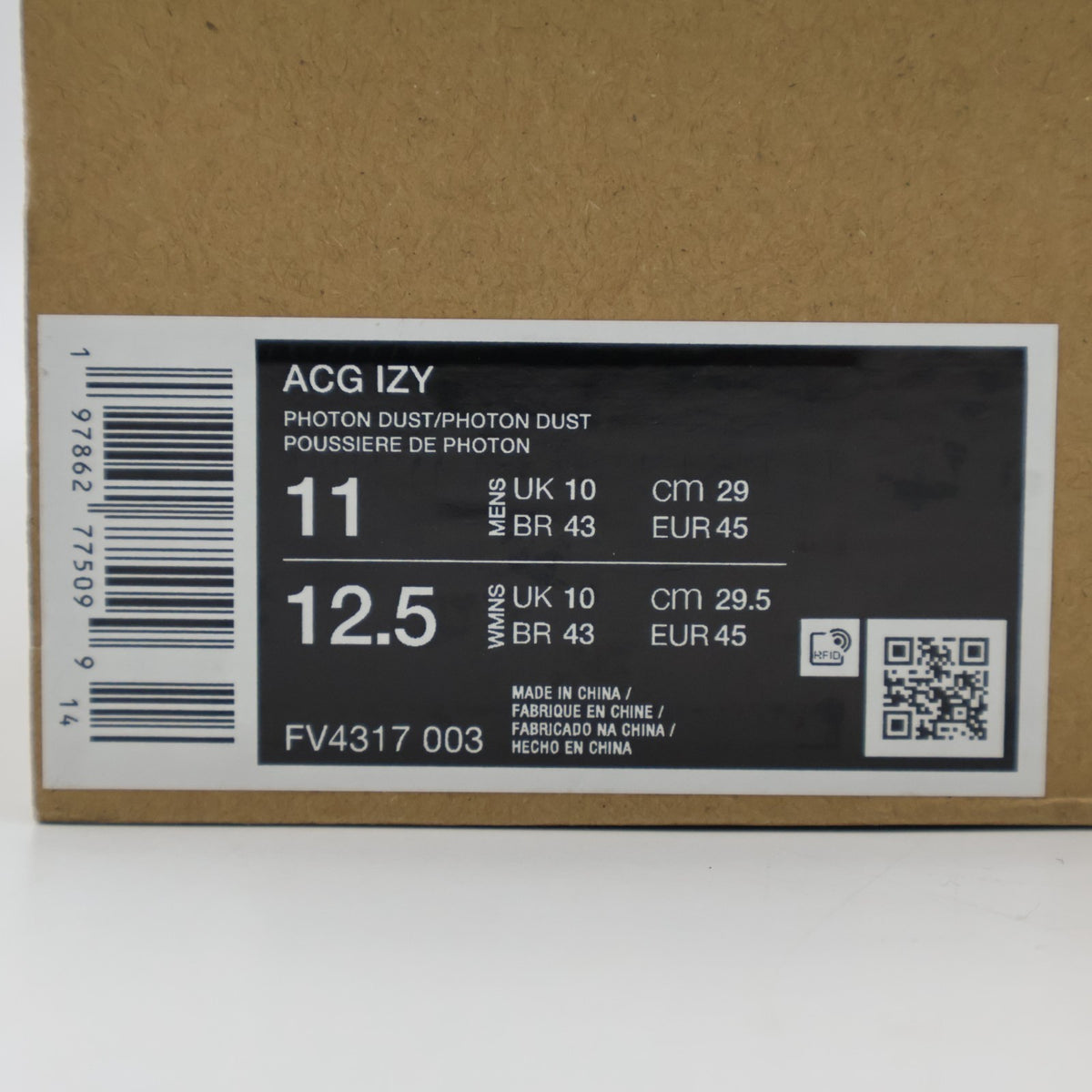 FV4317-003 Nike ACG IZY Photon Dust (Men's)
