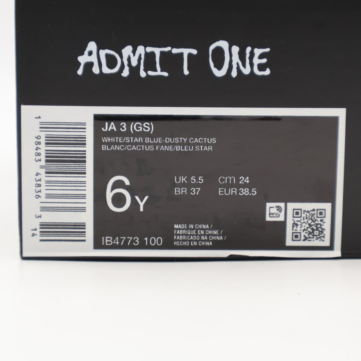 IB4773-100 Nike GS Ja 3 Light Show