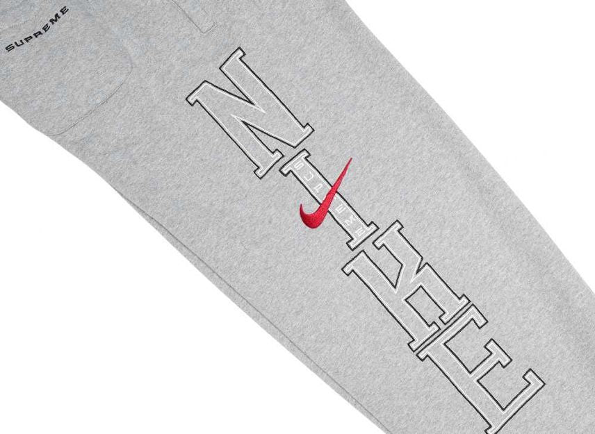 Supreme Nike Sweatpant Heather Grey