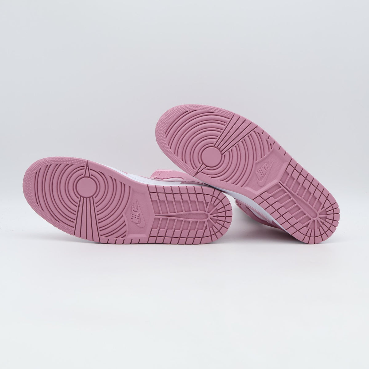 BQ6472-605 Nike Women's Air Jordan 1 Mid Elemental PinkIced Carmine (Women's)
