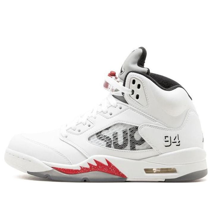 824371-101 Supreme Nike Air Jordan 5 Retro White (Men's)