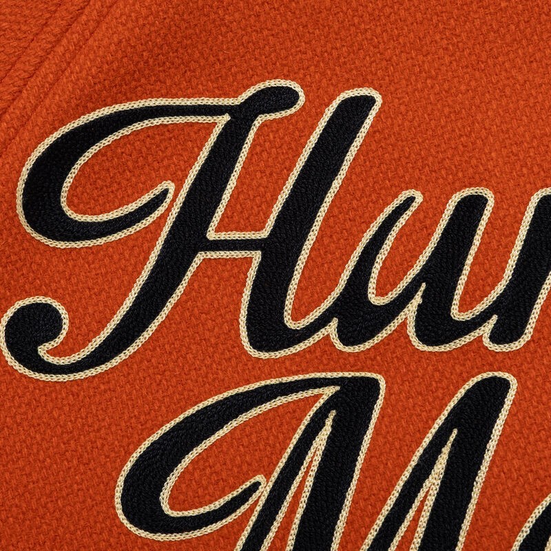 HUMAN MADE Wool Varsity Jacket Orange