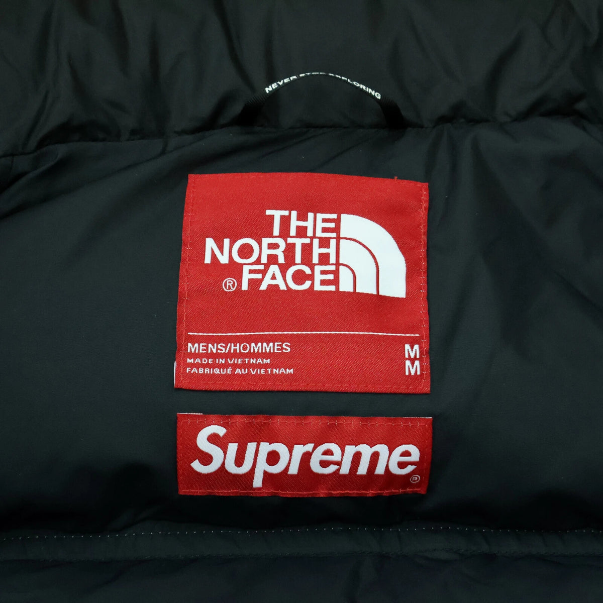 Supreme The North Face Nuptse Jacket Black